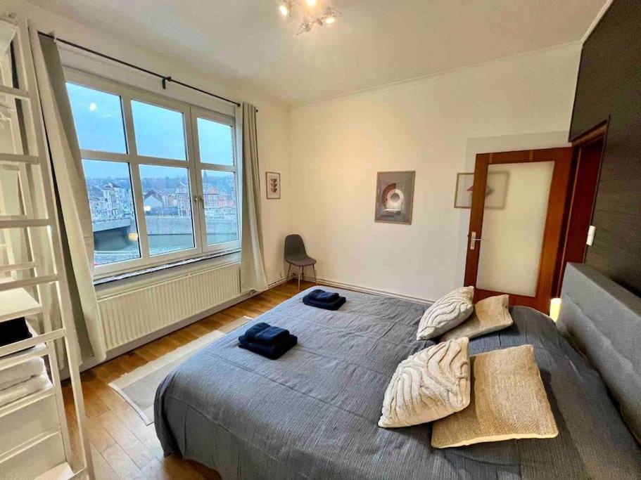 Bellevue - Grand Appartement Pour 5 Sur Les Quais De La Meuse Liège Exteriör bild