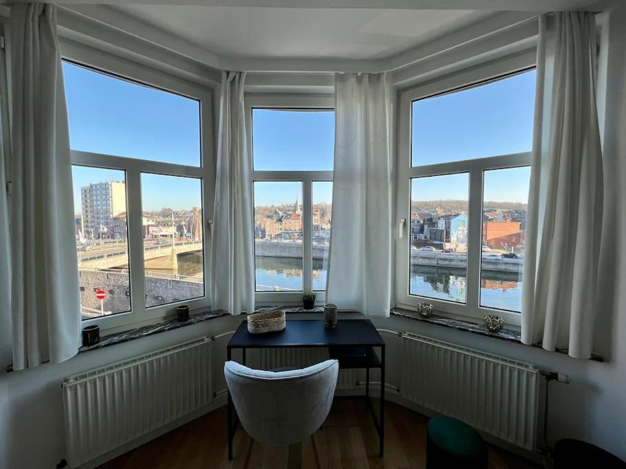 Bellevue - Grand Appartement Pour 5 Sur Les Quais De La Meuse Liège Exteriör bild